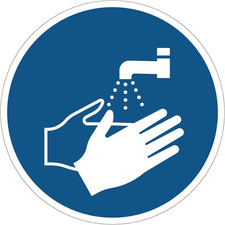 Verpflichtungsaufkleber NF ISO7010 &ndash; Wasserfester und UV-best&auml;ndiger Laminierter