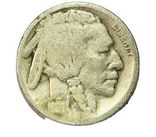 1921 P Buffalo Nickel Restored Date