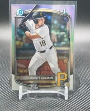 2025 Bowman Draft Adonys Guzman Chrome Bowman Logofractor /35 Pirates