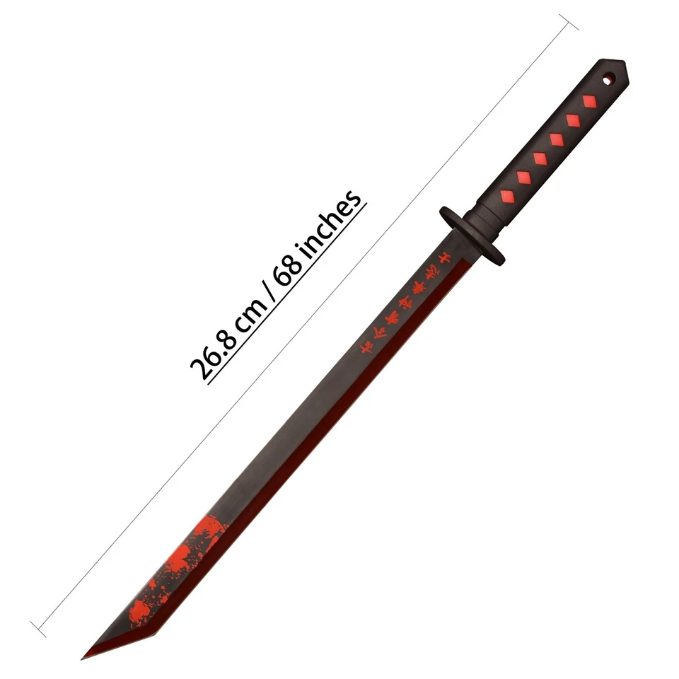 Funda de machete afilada/exterior/senderismo/cuero 27 pulgadas de acero inoxidable fundido a mano 57HRC Foto 2 de 4