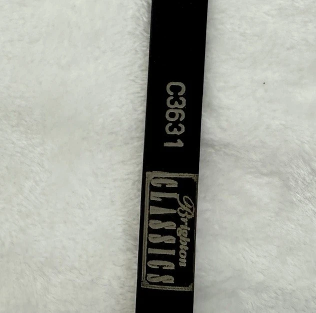 Vintage Brighton Belt Medium Large 32 Snakeskin Silver Buckle 90s Boho Womens - Image 3 of 4