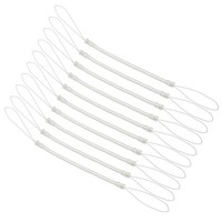 SchlüSselband Mit Spiralfeder,10Stk,10,2 Cm,Kunststoff,DüNn,Transparent