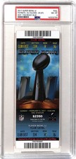 2017 Super Bowl LI 51 Full Ticket PSA 8 New England Patriots Comeback Brady MVP