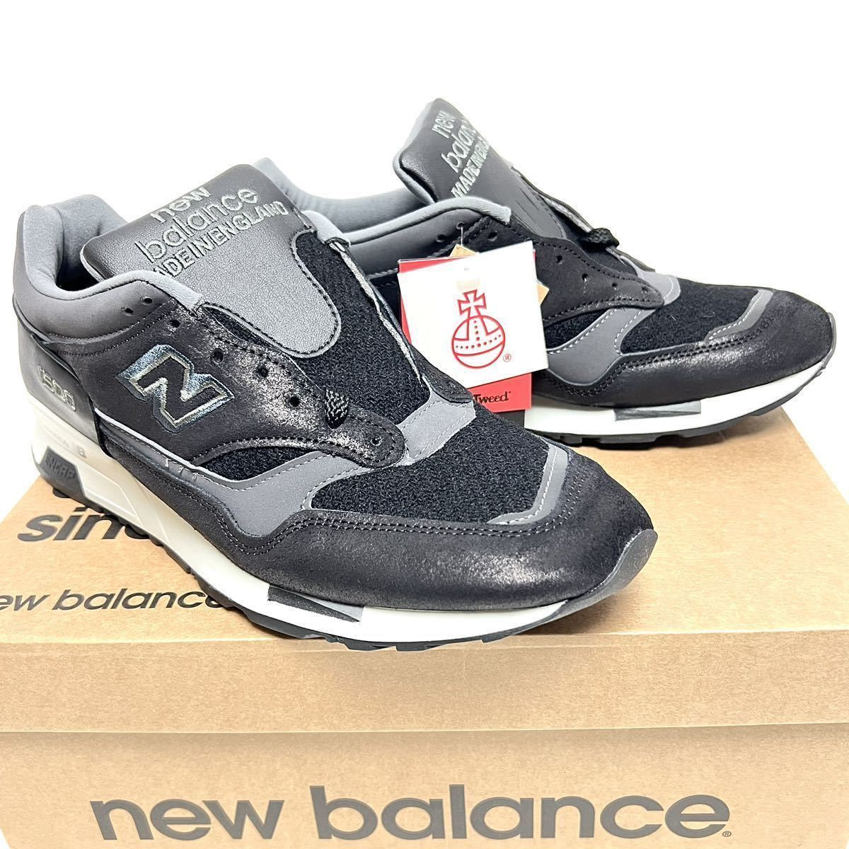 US 10 28cm New New Balance 1500 Made in England Harris Tweed Used 