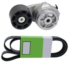 V-ribbed Belt With Belt Tensioner Compatible W Caterpillar 3116 3126b Repla... V-ribbed Belt With Belt Tensioner Compatible W Caterpillar 3116 3126b Repla...