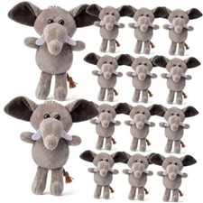 Blueweenly Pcs Stuffed Animal Bulk 6 Inch Small Plush Toys  Soft 24 Elephant