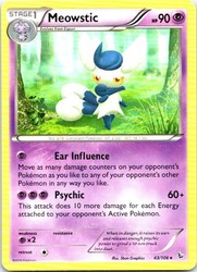 Meowstic 43/106 Flashfire Rare