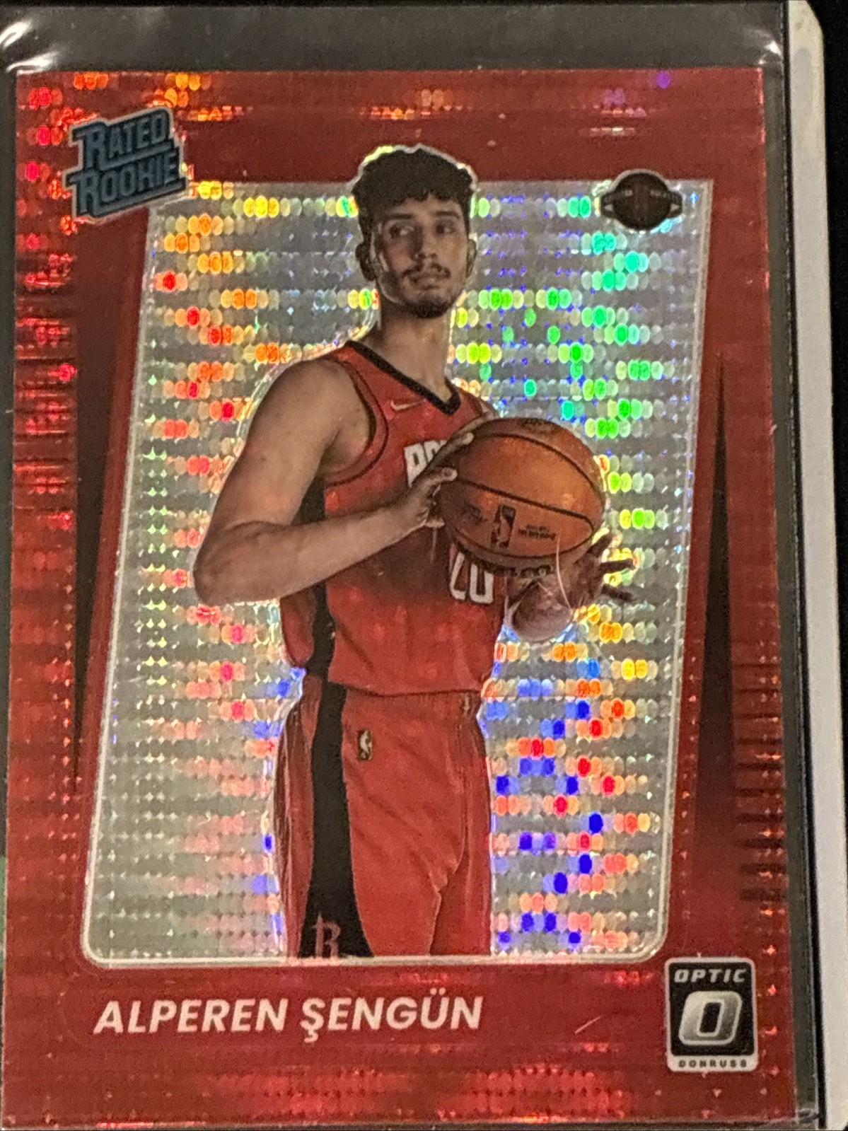 2021-22 Panini Donruss Optic Rated Rookie Alperen Sengun #169 Red Wave Prizm RC