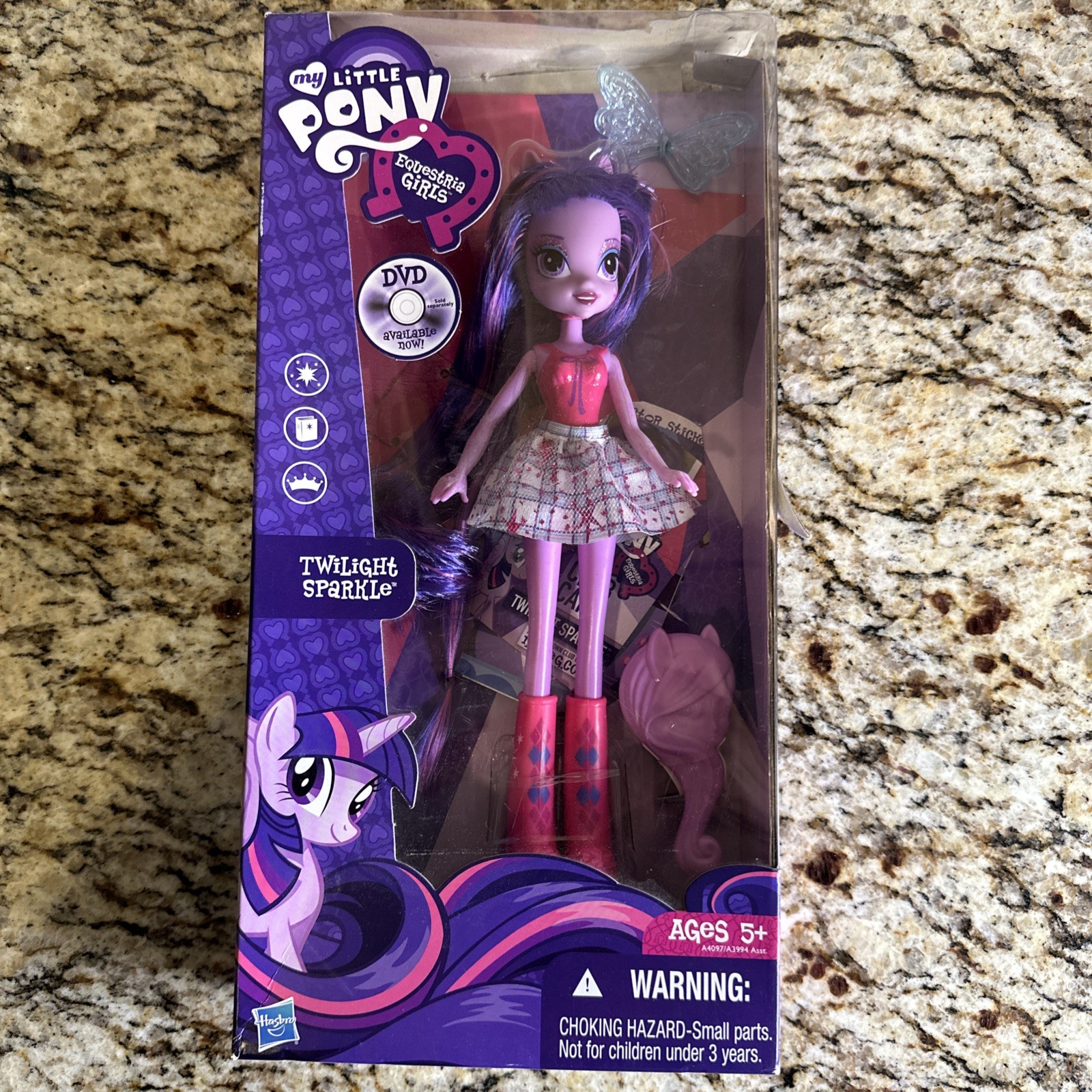 My Little Pony Equestria Girls Twilight Sparkle Doll Hasbro 2012 Open Box