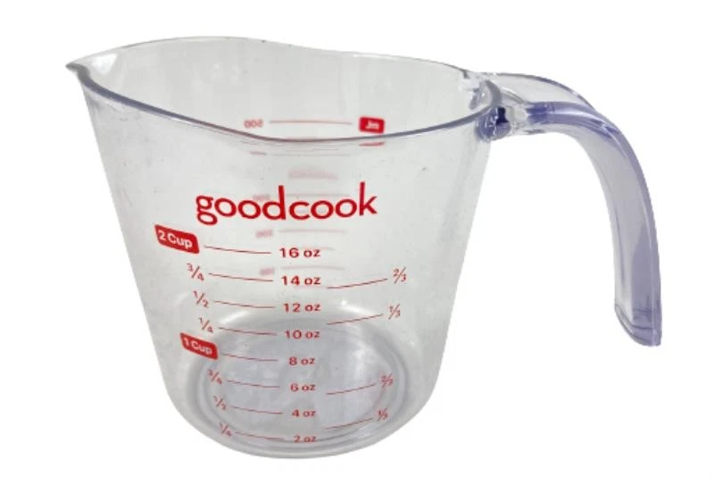 Goodcook Kitchen Tools Set 2-Cup Measuring Cup & Red Handheld Grater - Image 2 of 4