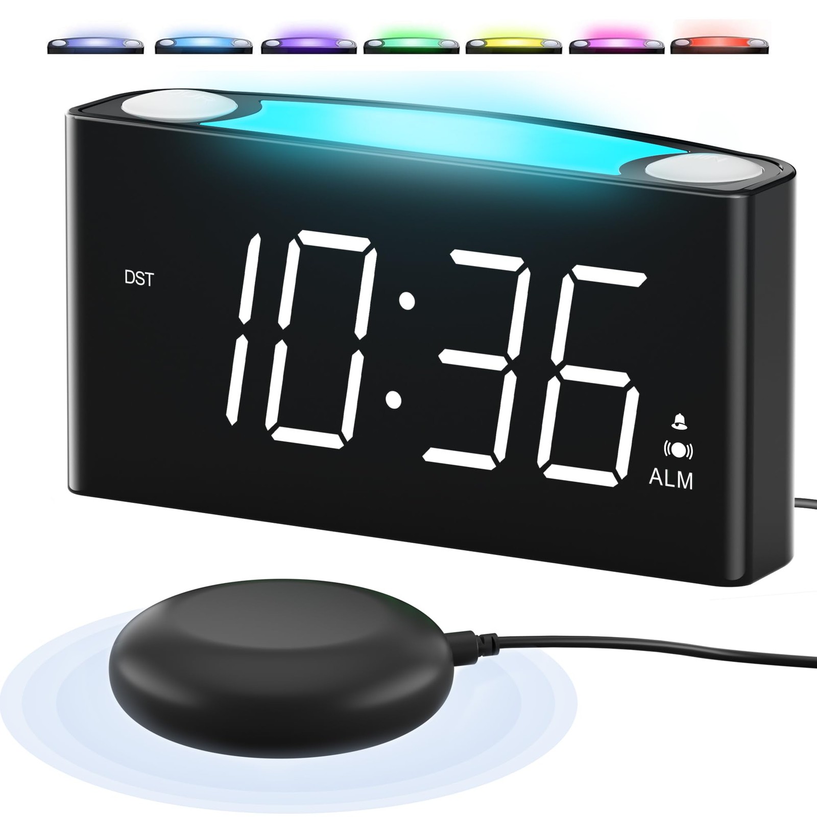 ,loud Alarm Clock For Heavy Sleepers Hearing Impaired De...