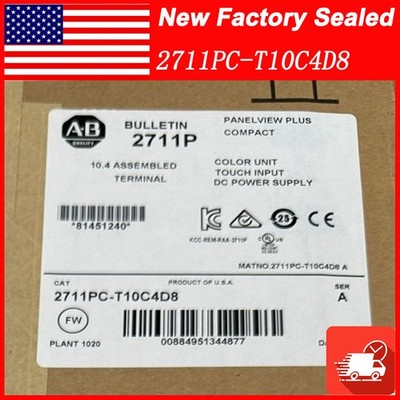NEW AB 2711PC-T10C4D8 /A PanelView Plus Compact 1000 Terminal