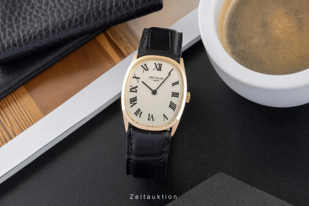 Patek Philippe Ellipse d ́Or 18K (0,750) Oro Cuerda Manual Hombre Ref 3546 Vintage