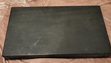 Black Wooden Production Pancake 2 Holes 29in long 11.75in wide 2in tall