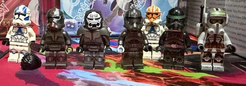 LEGO Star Wars The Bad Batch Minifigures Hunter Tech Wrecker Crosshair Echo Lot