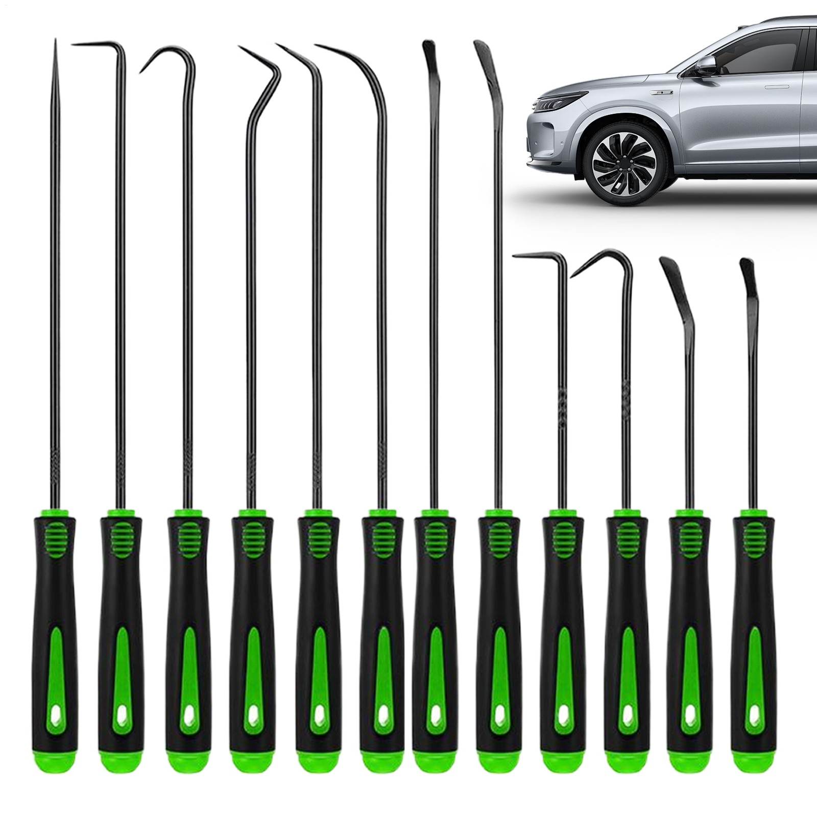 12-Piece Pick and Hook Tools Set, Pick Tool Set Car Auto Oil Seal/O-Ring Seal