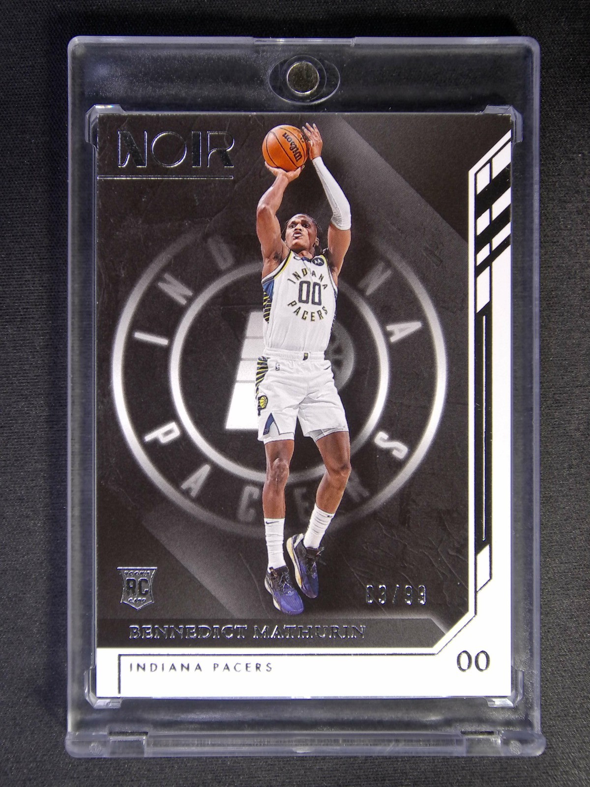 2022-23 Panini Noir Bennedict Mathurin #143 RC Rookie Association Edition /99