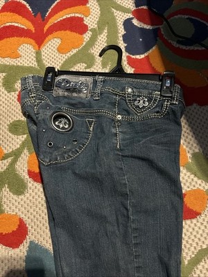 Dereon Women's Blue Denim Jeans, Size 7/8
