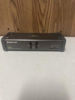 IOGEAR 2Port DVI KVM & Peripheral Sharing Switch with Audio GCS1102