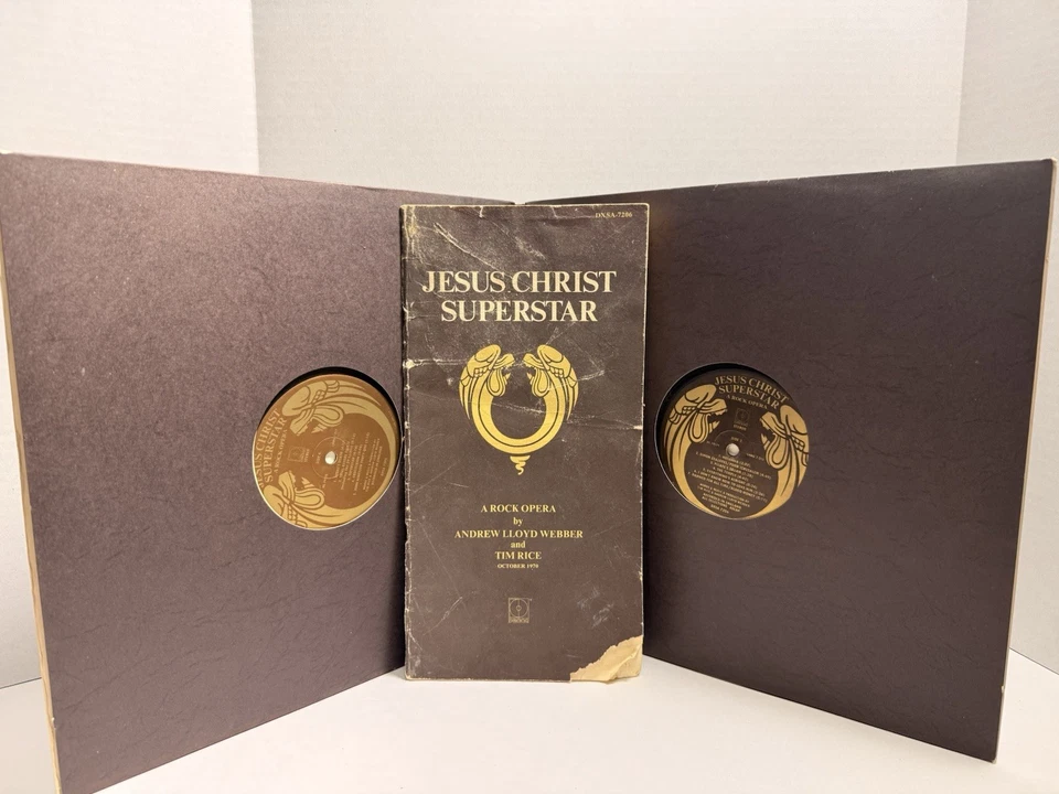 Jesus Christ Superstar Original Soundtrack 2X LP Vinyl Record Decca Records 1973 - Image 4 of 4
