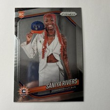 2025 Panini Prizm WNBA - Rookie Variation Saniya Rivers #150 (RC)