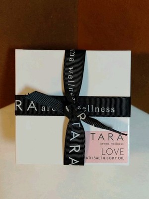 TARA Bath Therapy Aroma Wellness Love Bath Salt & Massage Body Oil Spa Pack New