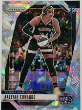 2024 Panini WNBA Prizm Aaliyah Edwards RC Ice Rookie Mystics