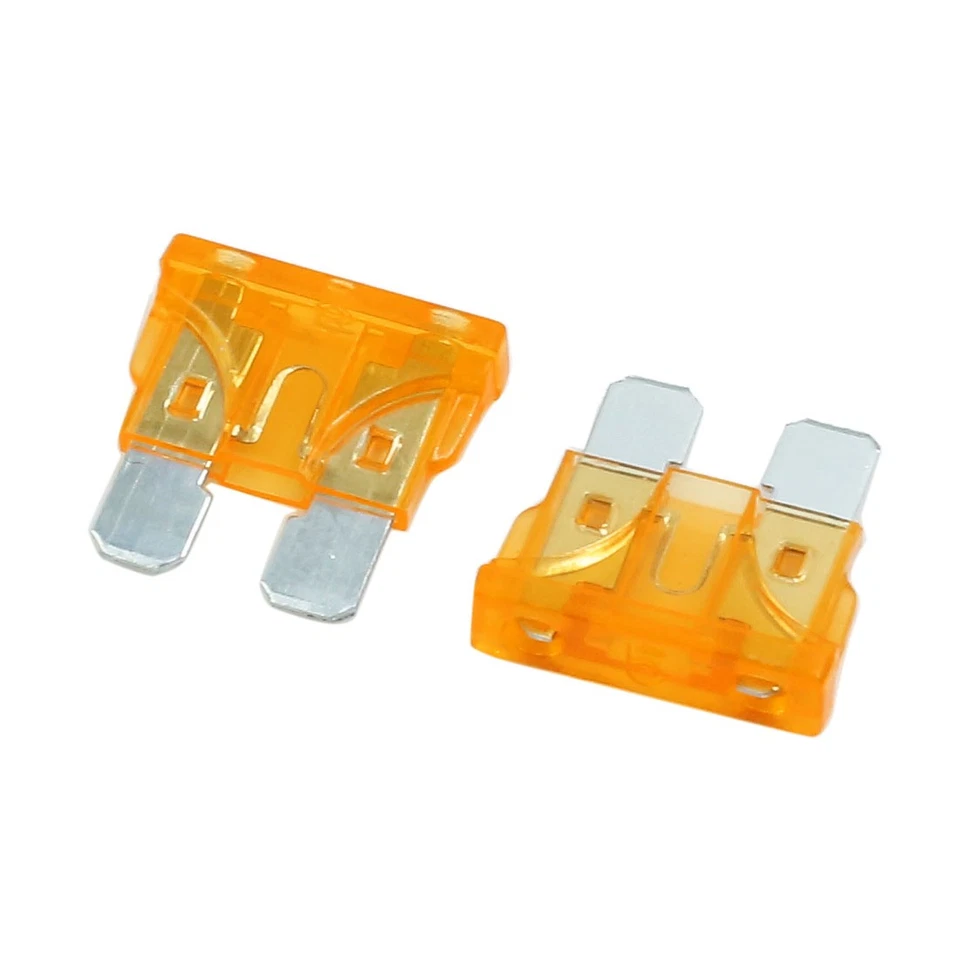 30pcs DC 5V-32V 5A Universal Medium Blade Style Fuse for Car Motorcycle Boat - Image 2 of 2