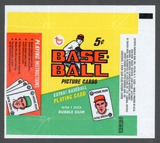 1968 Topps Baseball 5&cent; Wax Pack Wrapper Nolan Ryan Rookie RC Super High-Grade