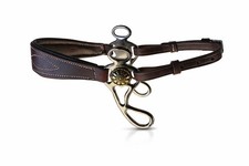 Horse Tan Leather Padded Comfort Adjustable Training Hackamore Curb 35H64