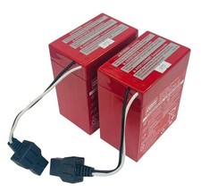 Power Wheels Super 6 Volt Red Battery, 00801-0712, Two Pack 2 Batteries 