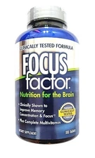 FOCUS Factor Dietary Supplement Nutrition for the Brain 180 Tablets EXP 07/2027