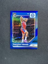 2024-25 Panini Donruss Optic Prizm Guerschon Yabusele Blue #10/49 No.168