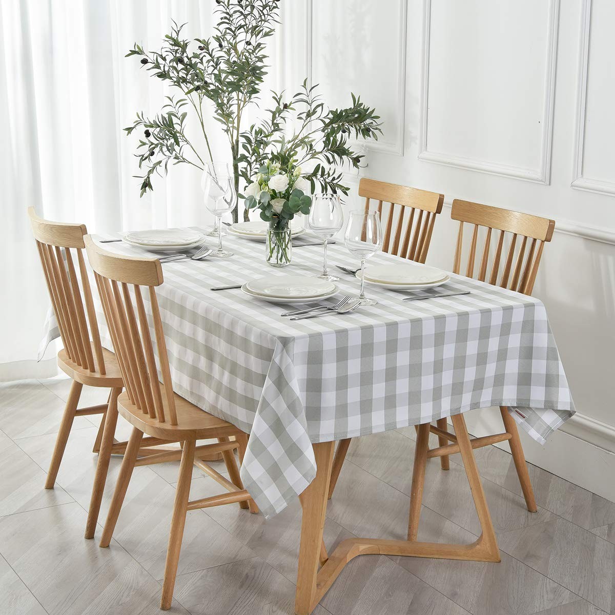 Heavy Weight Wrinkle Resistant Indoor Outdoor Grey White