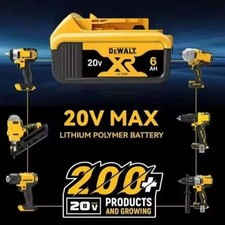 NEW PACK for Dewalt DCB206 20V Max Premium 6ah Lithium Ion Battery UK Stock