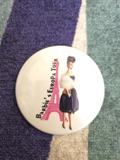 Vintage Barbie Pin, Barbie's Europa Tour 3 1/2 Inch