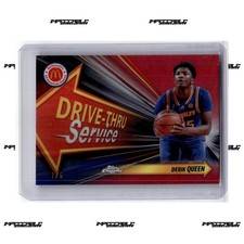 2024 Topps Chrome McDonald's A/A - Red #DTS-DEQ Derik Queen Rookie /5