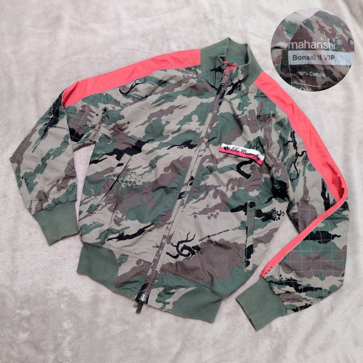 maharishi Maharishi BonsaI Ⅱ VIP Camouflage Reversible Jacket S Size Orange