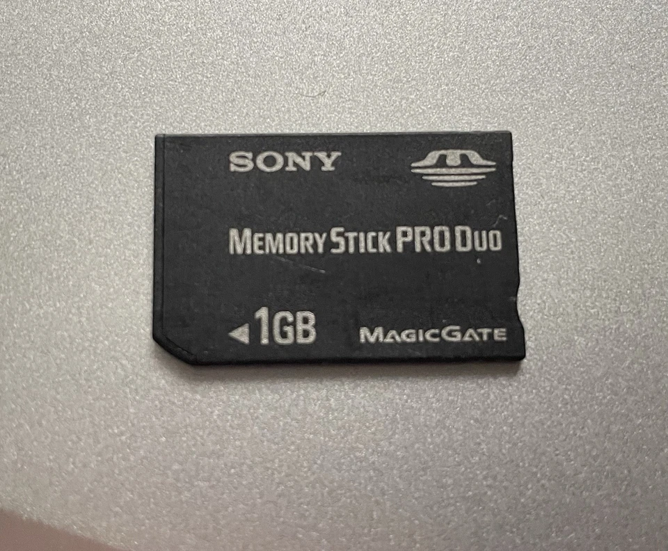 Sony Memory Stick Pro Duo 1 GB GO Carte Mémoire - Photo 1/1