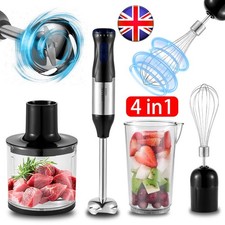 Hand Blender for Kitchen LCD Display 1000W 4 in 1 Immersion Hand Blender Stick