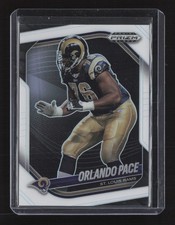 2025 Panini Prizm Black #141 Orlando Pace Prizms White #/175