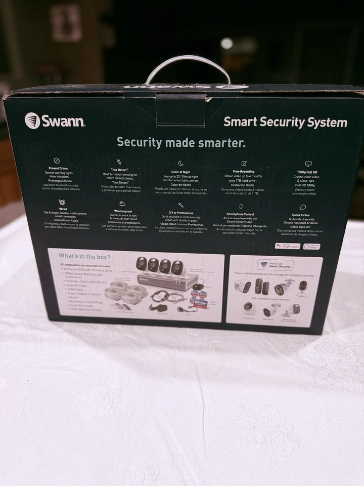 Swann Home/Business Wired DVR 1080p Full HD Security Camera System 8 Channels - Image 3 of 4