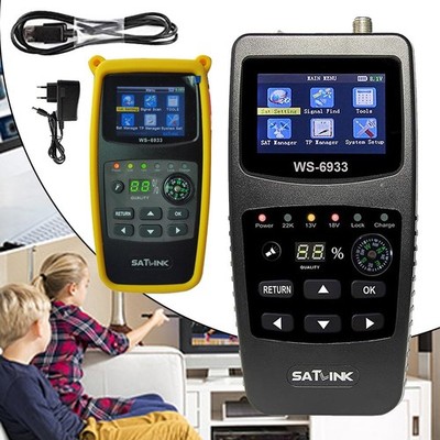 Digital Sat Messgerät WS-6933 Camping Satfinder HD DVB-S+ DVB-S2 Satmessgerät