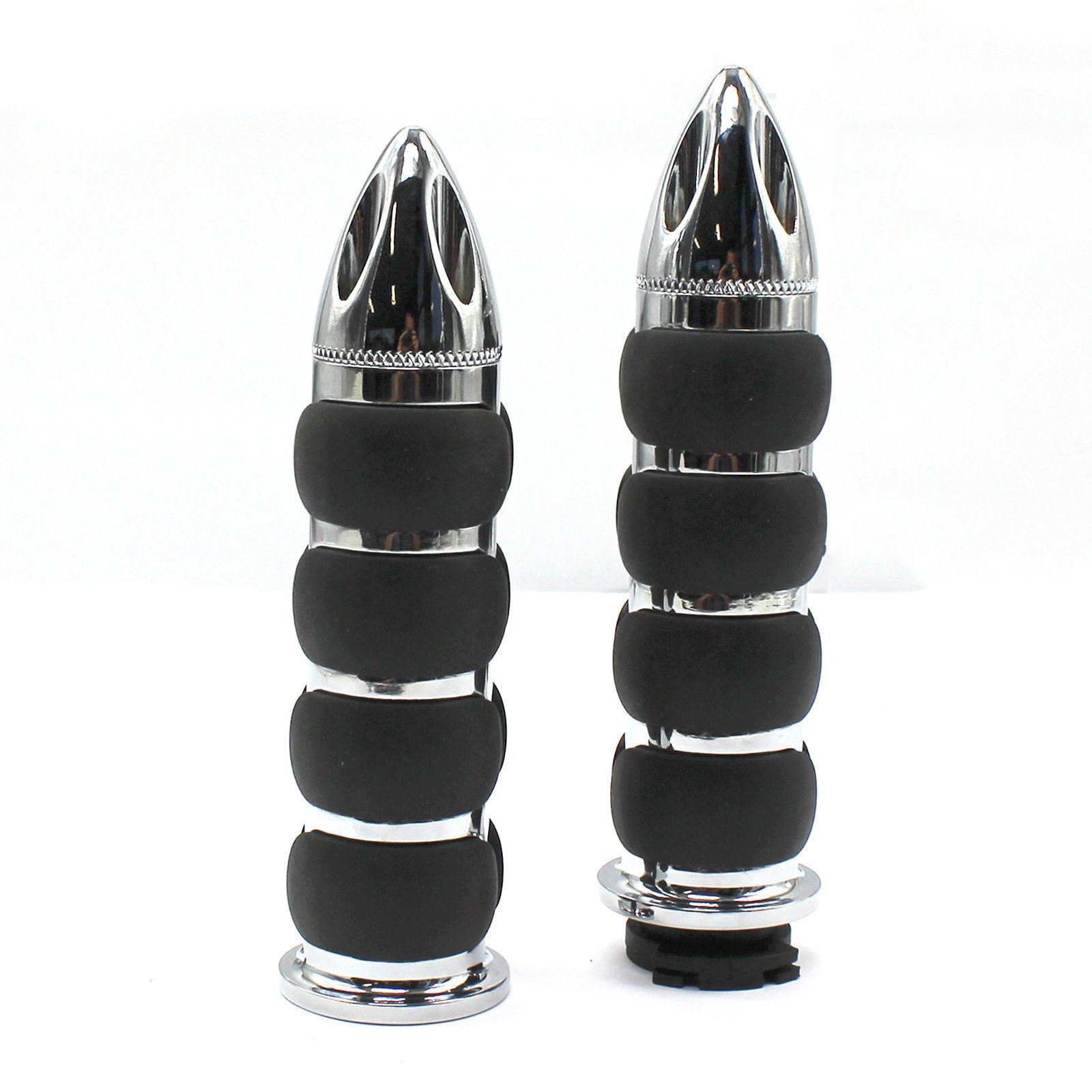 1" Chrome Throttle Hand Grips For Yamaha Virago XV 250 500 535 - Foto 4