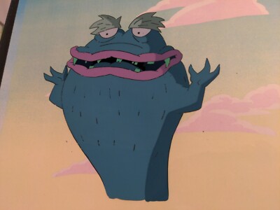 AAAHH!!! REAL MONSTERS animation cel background Production art Nickelodeon   HT1