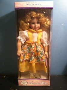 treasures in lace genuine porcelain doll