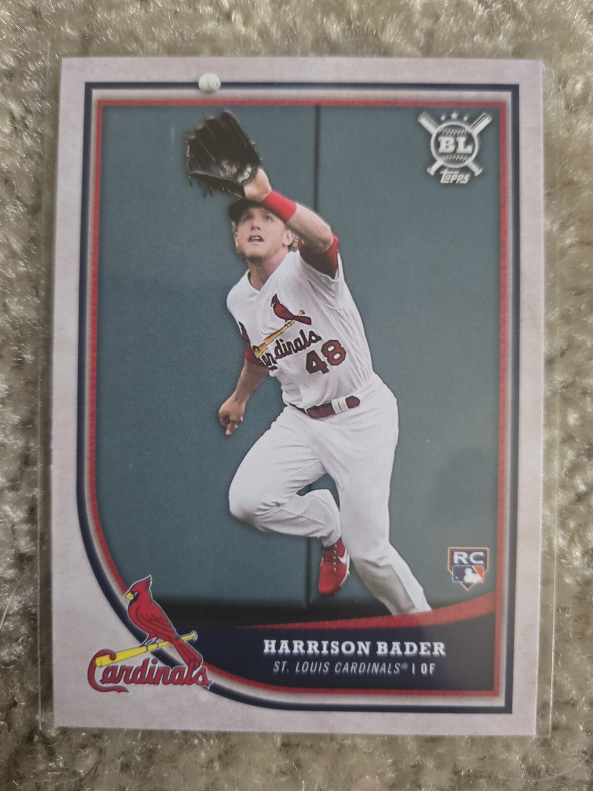 Harrison Bader 2018 Topps Big League #373 Cardinals Yankees RC Rookie