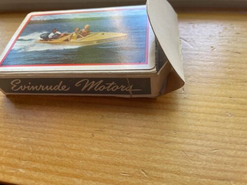 Evinrude Playing Cards EMPTY Box - Picture 2 of 6