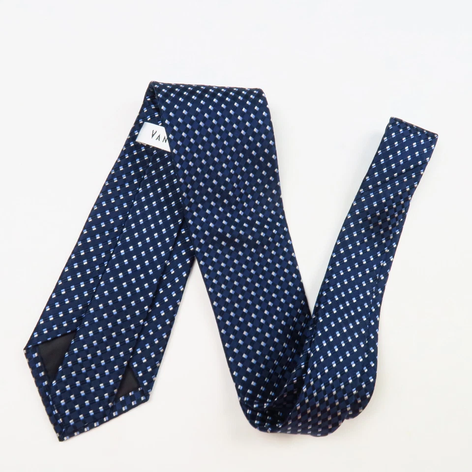 Van Heusen синий микро горошек узор мужской шеи галстук 58 x 3 узкий современный классический - Изображение 4 из 4