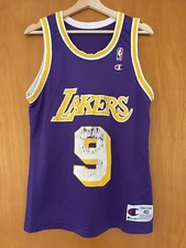 Vintage 90s Lakers Nick Van Exel Champion Jersey Size 40 Medium Made In USA